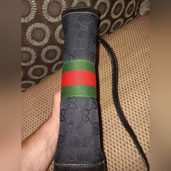 Gucci vintage black web crossbody GG - Picture 3 of 7